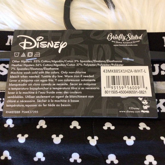 Sold! 3-Pack Disney Womens Mickey Mouse Hipster Panty Choose Size - Picture 7 of 7